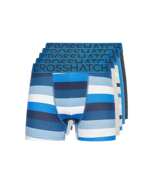 Crosshatch Mens Boxers Shorts (5 Pack) ASTRAL Multipack Underwear Gift Set Colour Mens Trunk Boxers