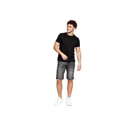 Crosshatch Mens Casual Cargo Combat Shorts Cotton Summer Knee Length Pants