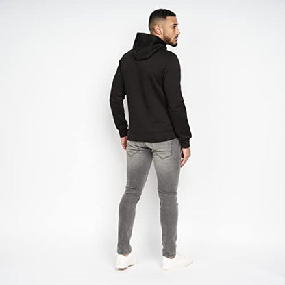 Crosshatch Mens Casual Hoodie (2 Pack) Classic Graphic Hooded Long Sleeve Sweatshirt