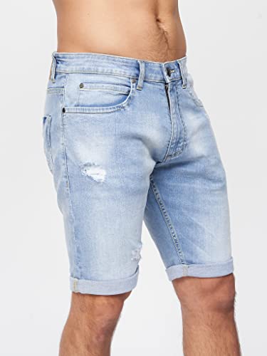 Crosshatch Mens Casual Cargo Combat Shorts Cotton Summer Knee Length Pants