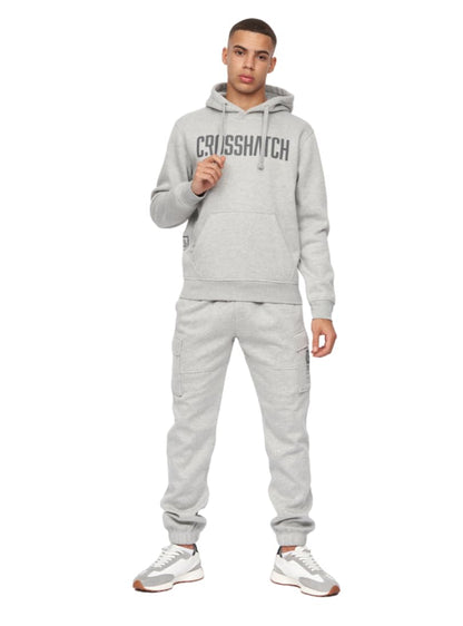 Crosshatch Mens Full Tracksuits Jogging Bottoms Gym Sweat Suits Hooded Full Set Sport Jacket Pant