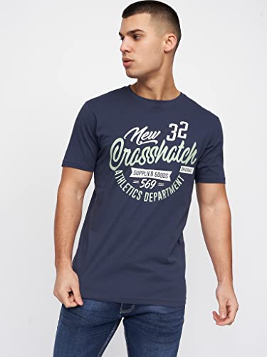 Crosshatch (6PACK) Classic Comfort, Endless Style - Men's Everyday Essentials Crew Neck T-Shirt, Designer Mens Tshirt – Your Perfect Set of Short Sleeve Tees