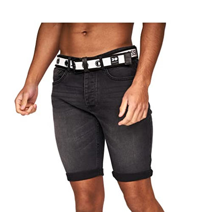 Crosshatch Mens Casual Cargo Combat Shorts Cotton Summer Knee Length Pants