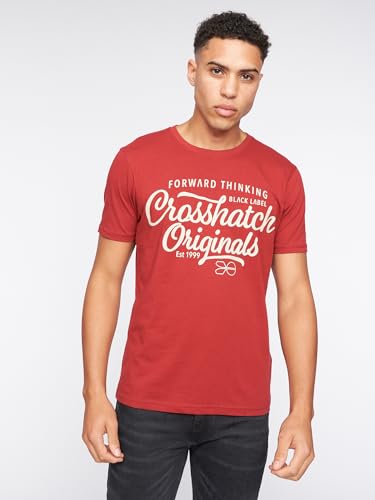 Crosshatch (6PACK) Classic Comfort, Endless Style - Men's Everyday Essentials Crew Neck T-Shirt, Designer Mens Tshirt – Your Perfect Set of Short Sleeve Tees