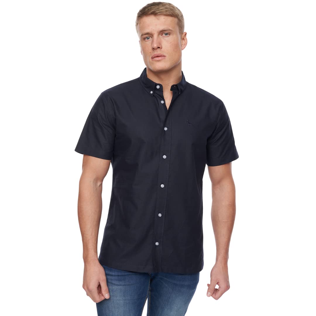 Bewley and Ritch Men's Short Sleeve Button-Up Easy Care Shirt
