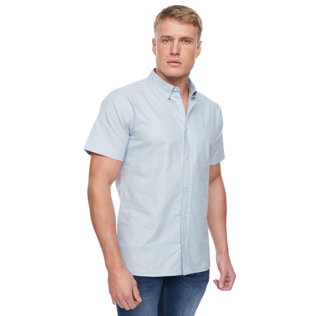 Bewley and Ritch Men's Short Sleeve Button-Up Easy Care Shirt