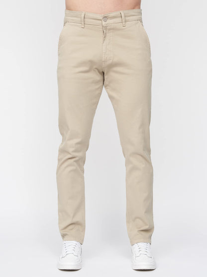 Duck and Cover Mens Slim Fit Chino Cotton Summer Casual Trousers