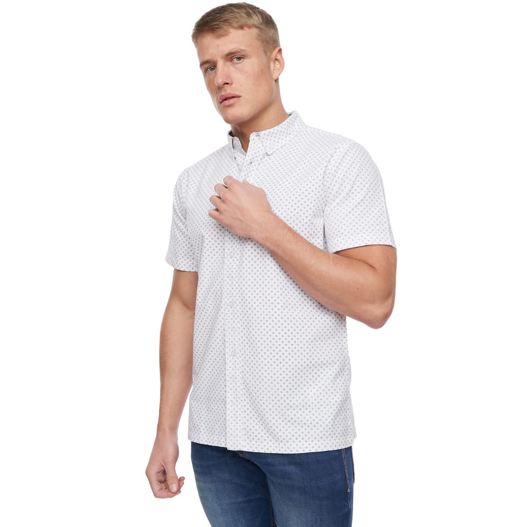 Bewley and Ritch Men's Short Sleeve Button-Up Easy Care Shirt