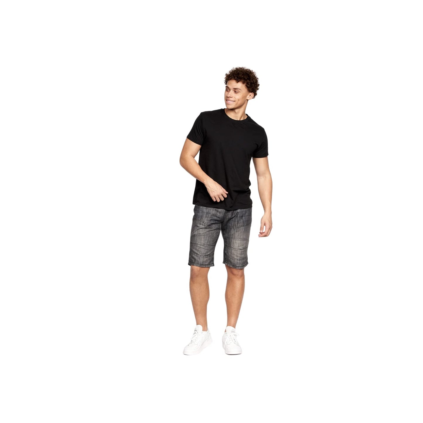 Crosshatch Mens Casual Cargo Combat Shorts Cotton Summer Knee Length Pants