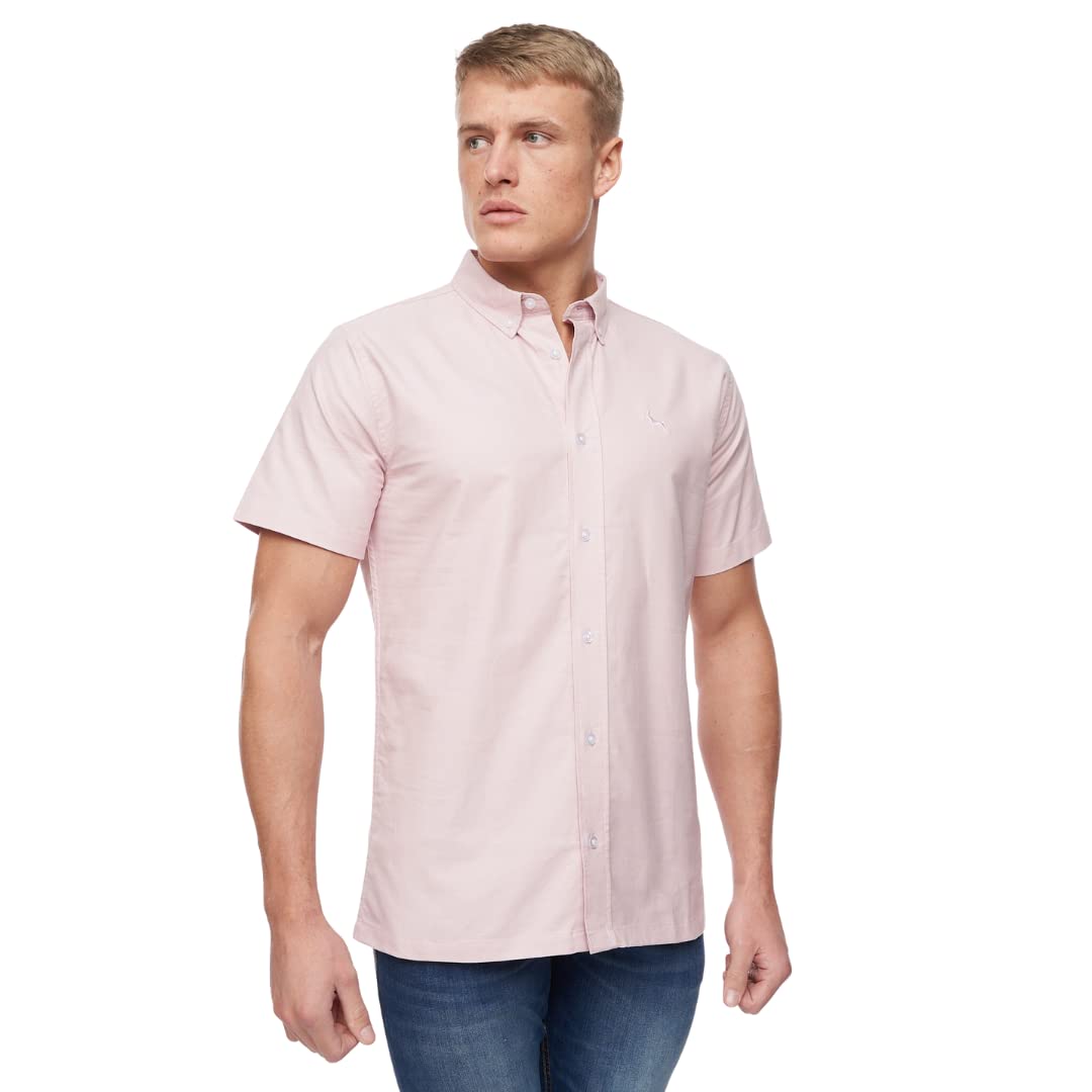 Bewley and Ritch Men's Short Sleeve Button-Up Easy Care Shirt