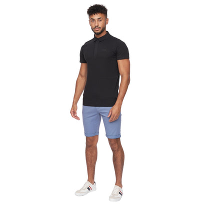 Crosshatch Mens Slim Fit Chino Cotton Summer Casual Shorts