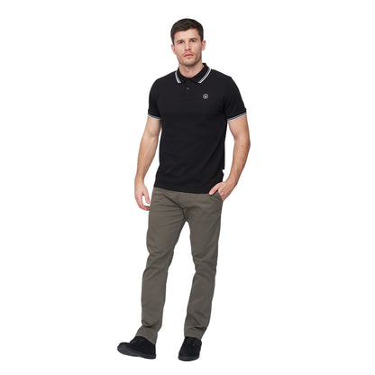 Duck and Cover Mens Slim Fit Chino Cotton Summer Casual Trousers