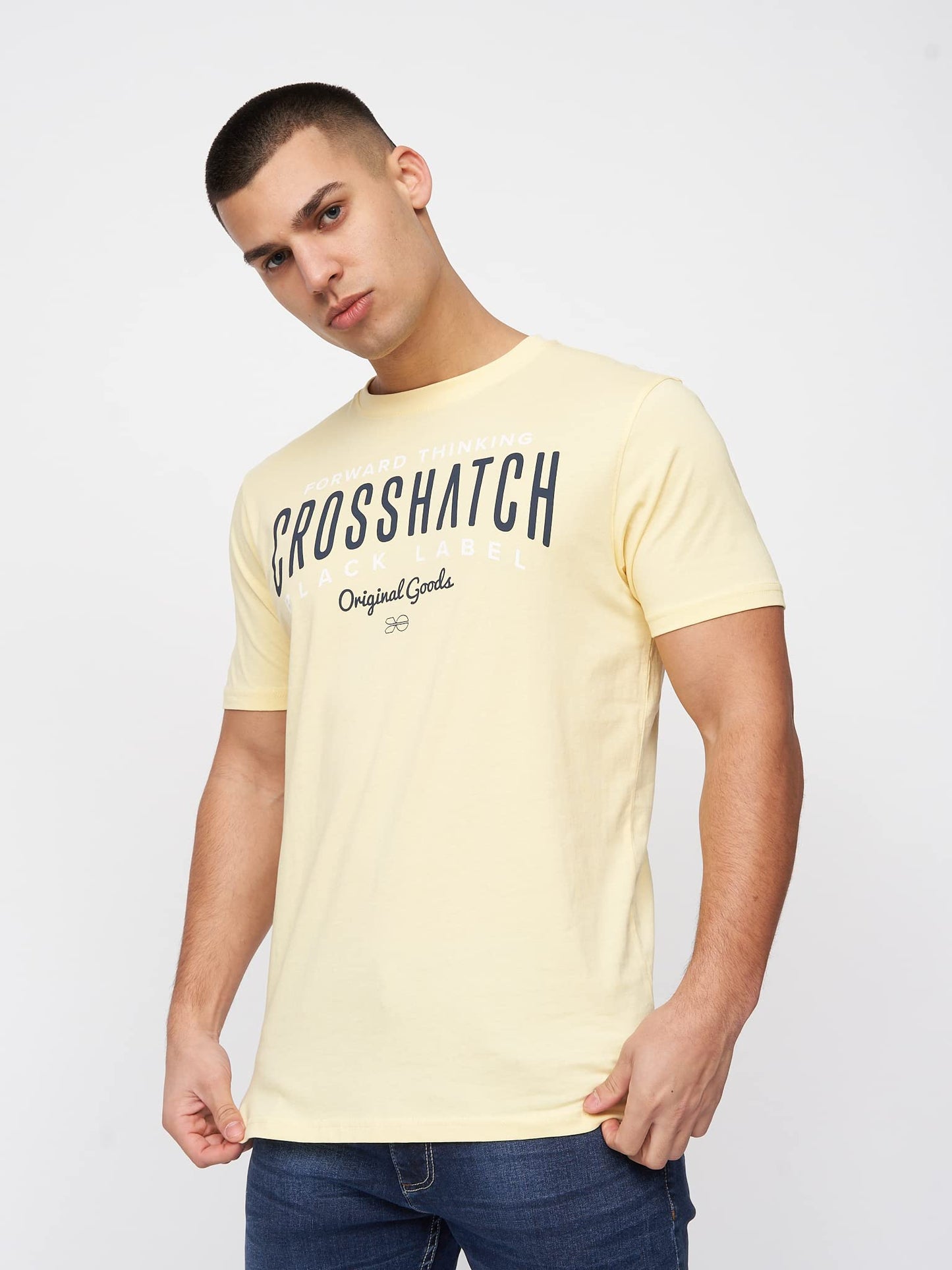 Crosshatch (6PACK) Classic Comfort, Endless Style - Men's Everyday Essentials Crew Neck T-Shirt, Designer Mens Tshirt – Your Perfect Set of Short Sleeve Tees