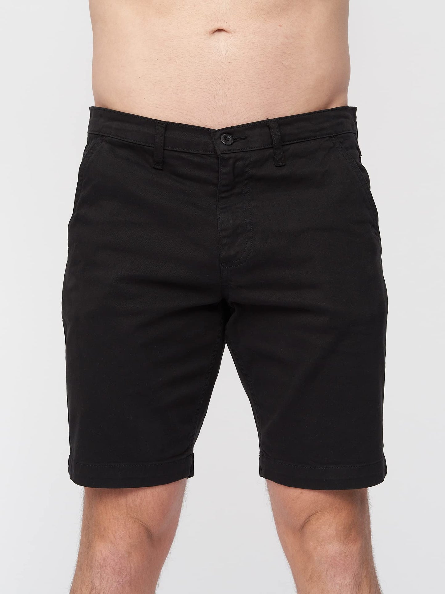 Duck and Cover Mens Slim Fit Chino Cotton Summer Casual Shorts