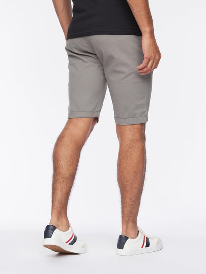 Crosshatch Mens Slim Fit Chino Cotton Summer Casual Shorts