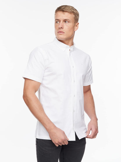 Bewley and Ritch Men's Short Sleeve Button-Up Easy Care Shirt