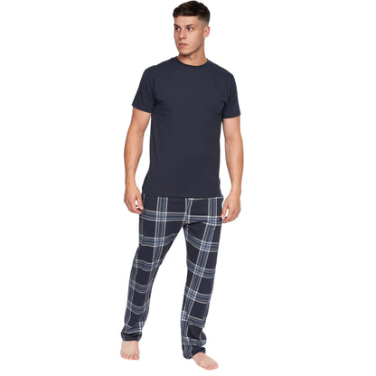 Duck & Cover Mens Nightwear Pyjamas Set Cotton Top Bottom Loungewear Casual