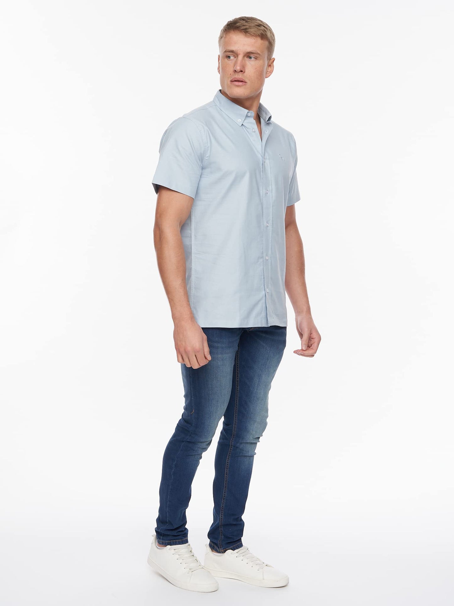 Bewley and Ritch Men's Short Sleeve Button-Up Easy Care Shirt