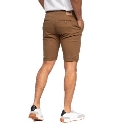 Crosshatch Mens Slim Fit Chino Cotton Summer Casual Shorts