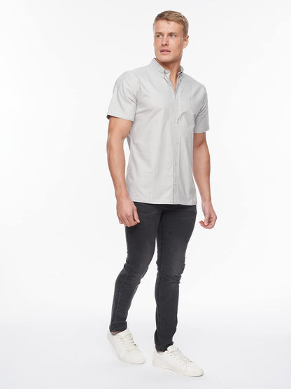 Bewley and Ritch Men's Short Sleeve Button-Up Easy Care Shirt