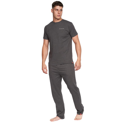 Duck & Cover Mens Nightwear Pyjamas Set Cotton Top Bottom Loungewear Casual