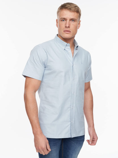 Bewley and Ritch Men's Short Sleeve Button-Up Easy Care Shirt