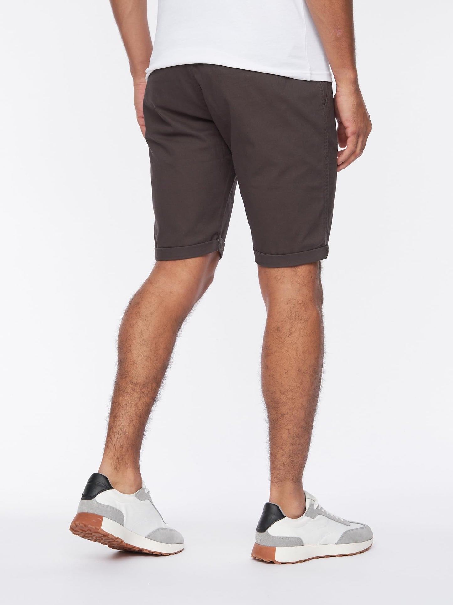 Crosshatch Mens Slim Fit Chino Cotton Summer Casual Shorts