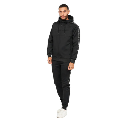 Duck and Cover - Mens Essential Full Tracksuit Sets - Full Zip Through Track Hoodie - Tricot Bottoms with Drawstring