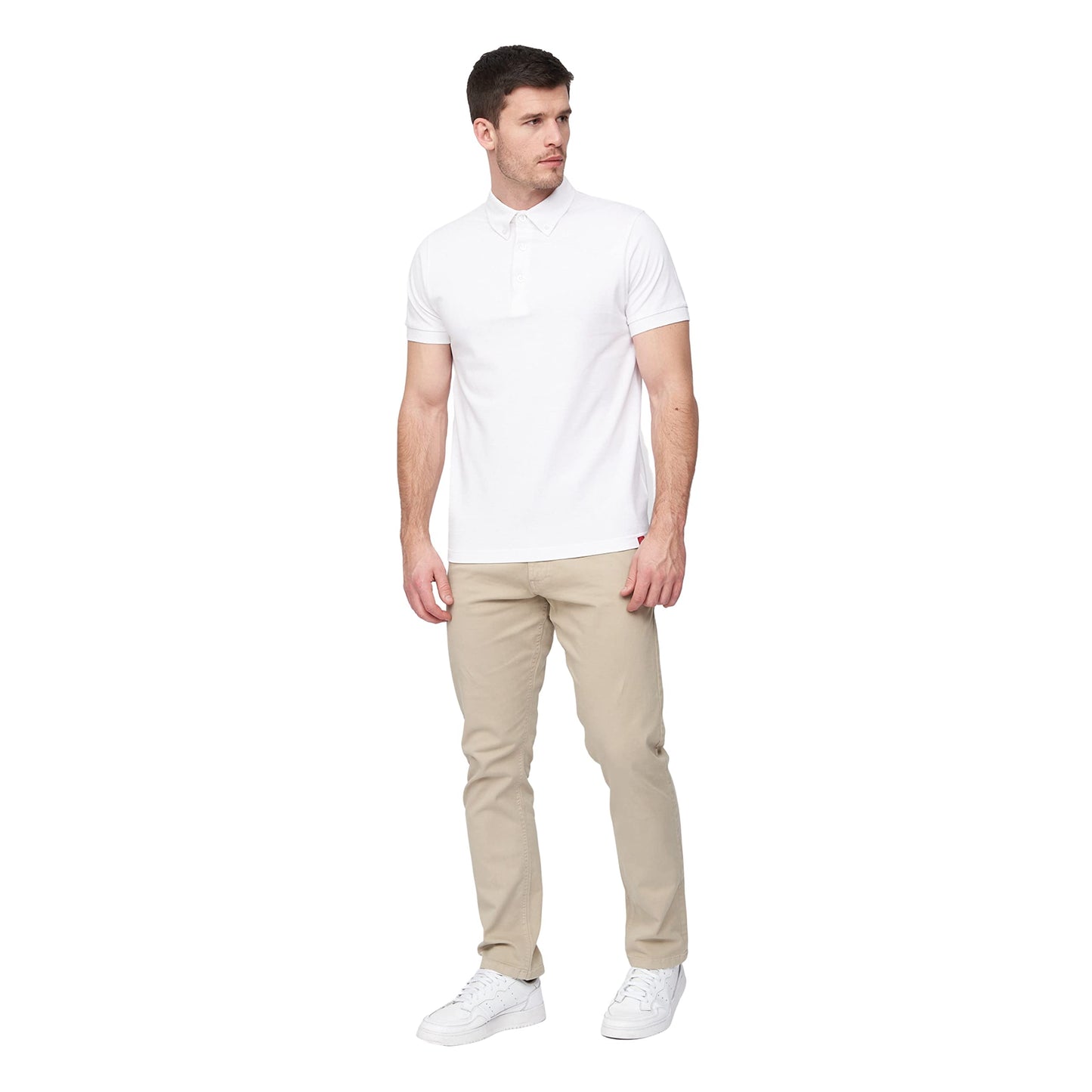 Duck and Cover Mens Slim Fit Chino Cotton Summer Casual Trousers