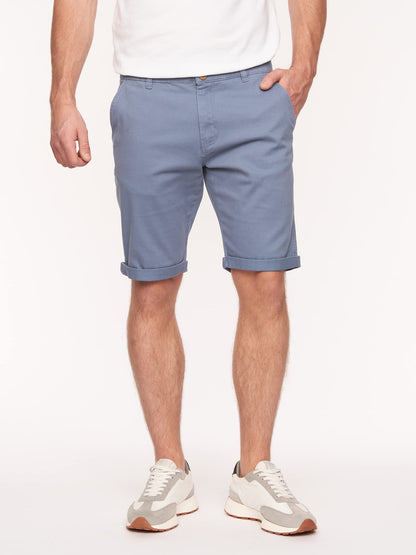 Crosshatch Mens Slim Fit Chino Cotton Summer Casual Shorts