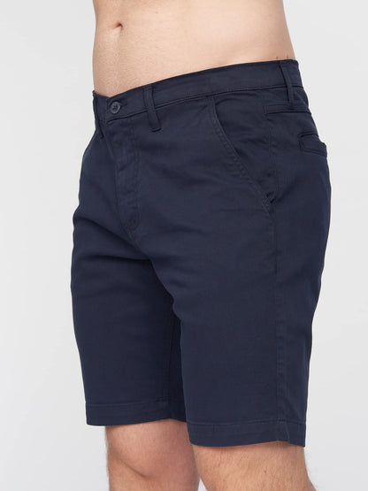 Duck and Cover Mens Slim Fit Chino Cotton Summer Casual Shorts