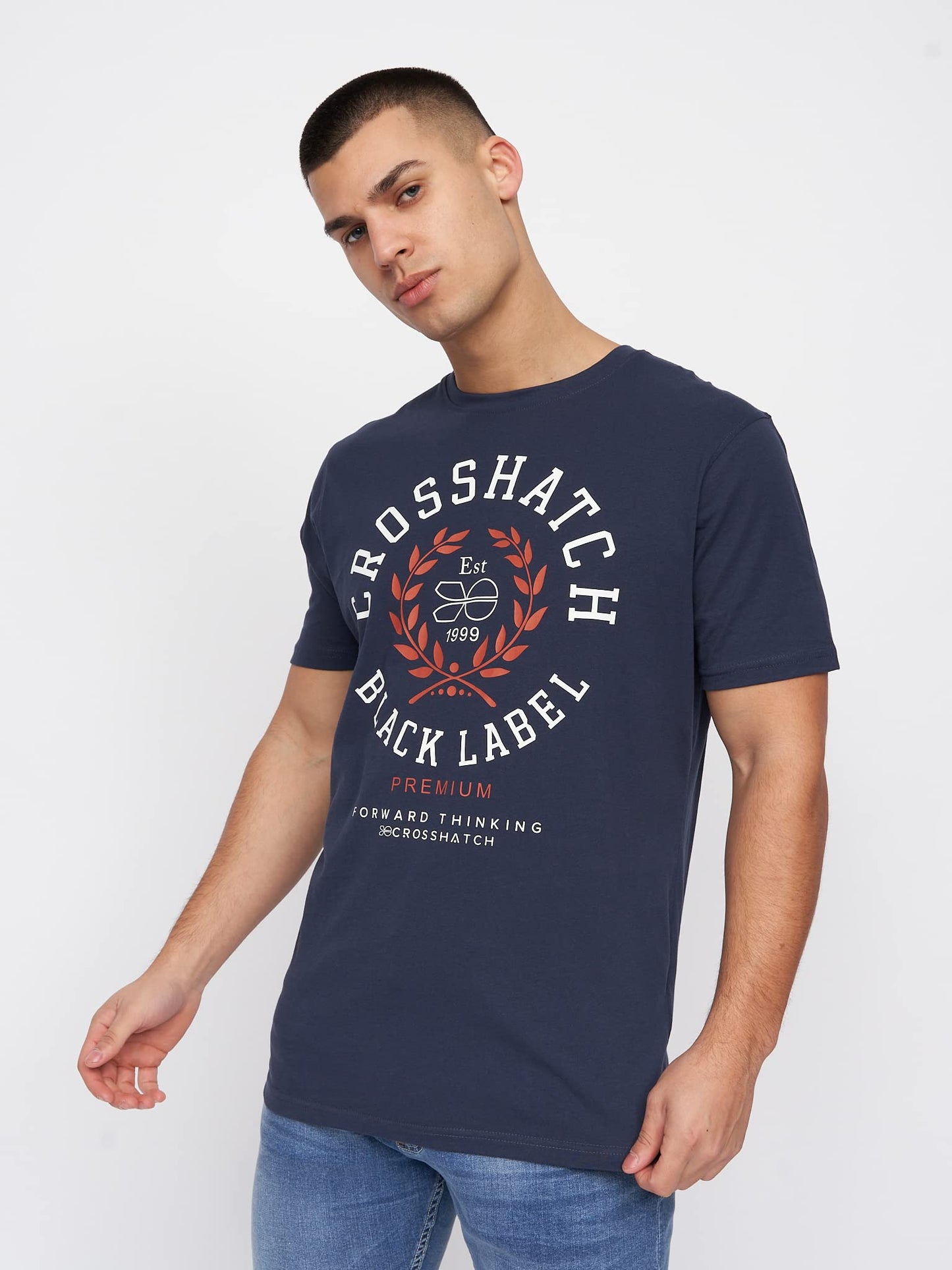 Crosshatch (6PACK) Classic Comfort, Endless Style - Men's Everyday Essentials Crew Neck T-Shirt, Designer Mens Tshirt – Your Perfect Set of Short Sleeve Tees