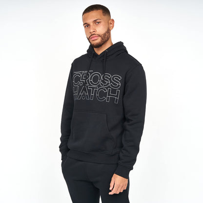 Crosshatch Mens Full Tracksuits Jogging Bottoms Gym Sweat Suits Hooded Full Set Sport Jacket Pant