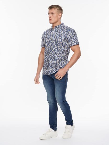 Bewley and Ritch Men's Short Sleeve Button-Up Easy Care Shirt