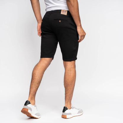 Crosshatch Mens Slim Fit Chino Cotton Summer Casual Shorts