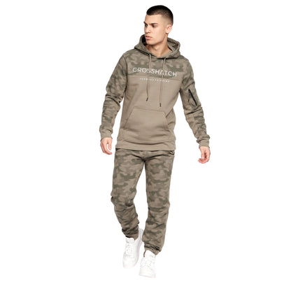 Crosshatch Mens Full Tracksuits Jogging Bottoms Gym Sweat Suits Hooded Full Set Sport Jacket Pant