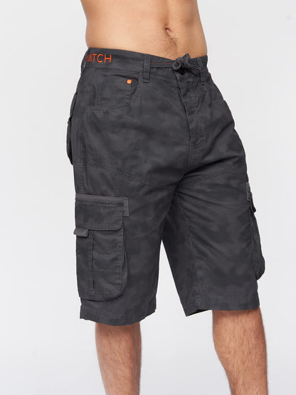 Crosshatch Mens Casual Cargo Combat Shorts Cotton Summer Knee Length Pants