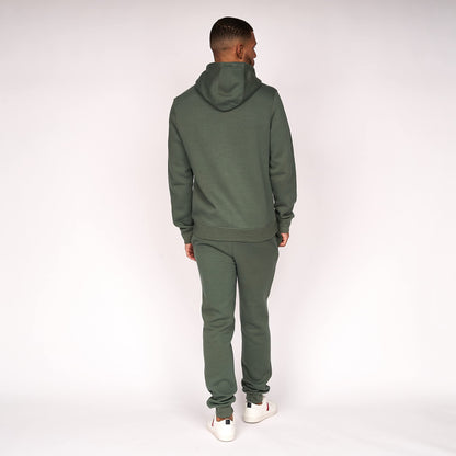 Crosshatch Mens Plain (2 Pack) Hoodie Casual Hooded Sweatshirt Overhead Pullover made from Sustainable Cotton and recycled plastic