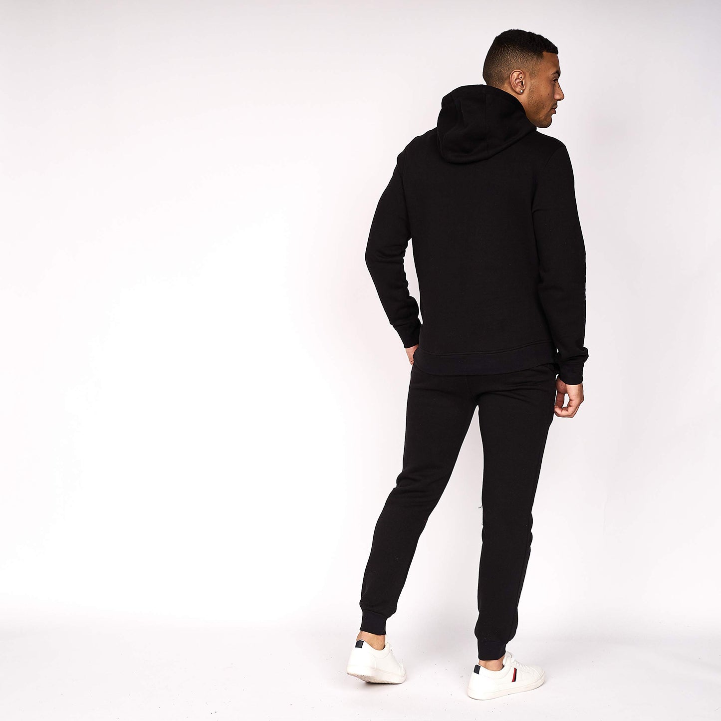 Crosshatch Mens Plain (2 Pack) Hoodie Casual Hooded Sweatshirt Overhead Pullover made from Sustainable Cotton and recycled plastic