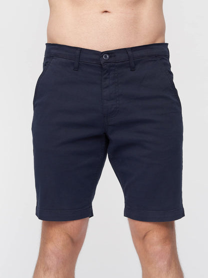 Duck and Cover Mens Slim Fit Chino Cotton Summer Casual Shorts