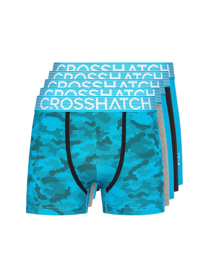 Crosshatch Mens Boxers Shorts (5 Pack) BUZZARD Multipack Underwear Gift Set Colour Mens Trunk Boxers