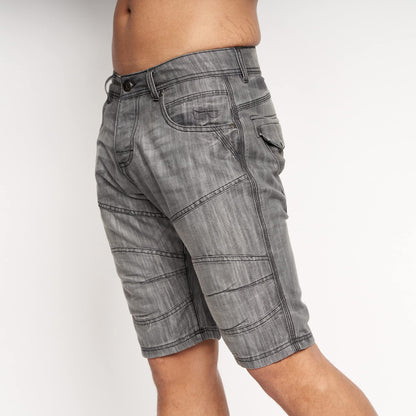 Crosshatch Mens Casual Cargo Combat Shorts Cotton Summer Knee Length Pants