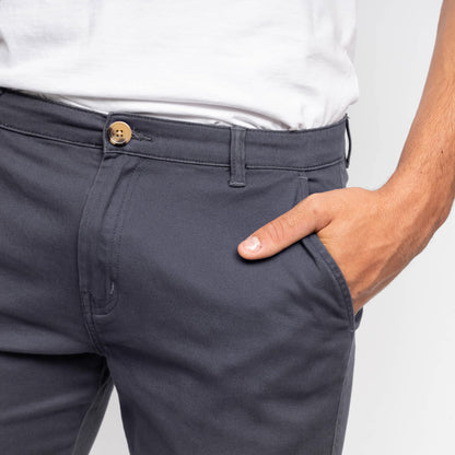 Crosshatch Mens Slim Fit Chino Cotton Summer Casual Shorts