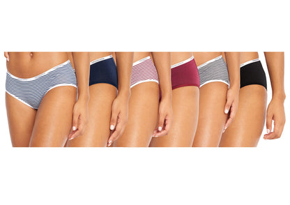 Crosshatch Women Cotton Multipack Full Briefs Soft Panties Pack of 6