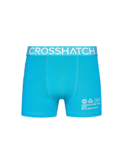 Crosshatch Mens Boxers Shorts (5 Pack) BUZZARD Multipack Underwear Gift Set Colour Mens Trunk Boxers