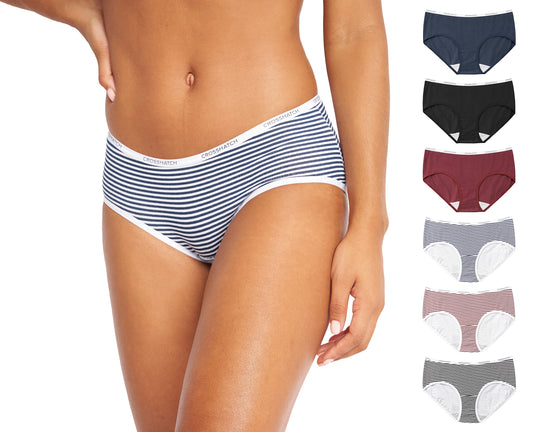 Crosshatch Women Cotton Multipack Full Briefs Soft Panties Pack of 6