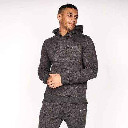 Crosshatch Mens Plain (2 Pack) Hoodie Casual Hooded Sweatshirt Overhead Pullover made from Sustainable Cotton and recycled plastic
