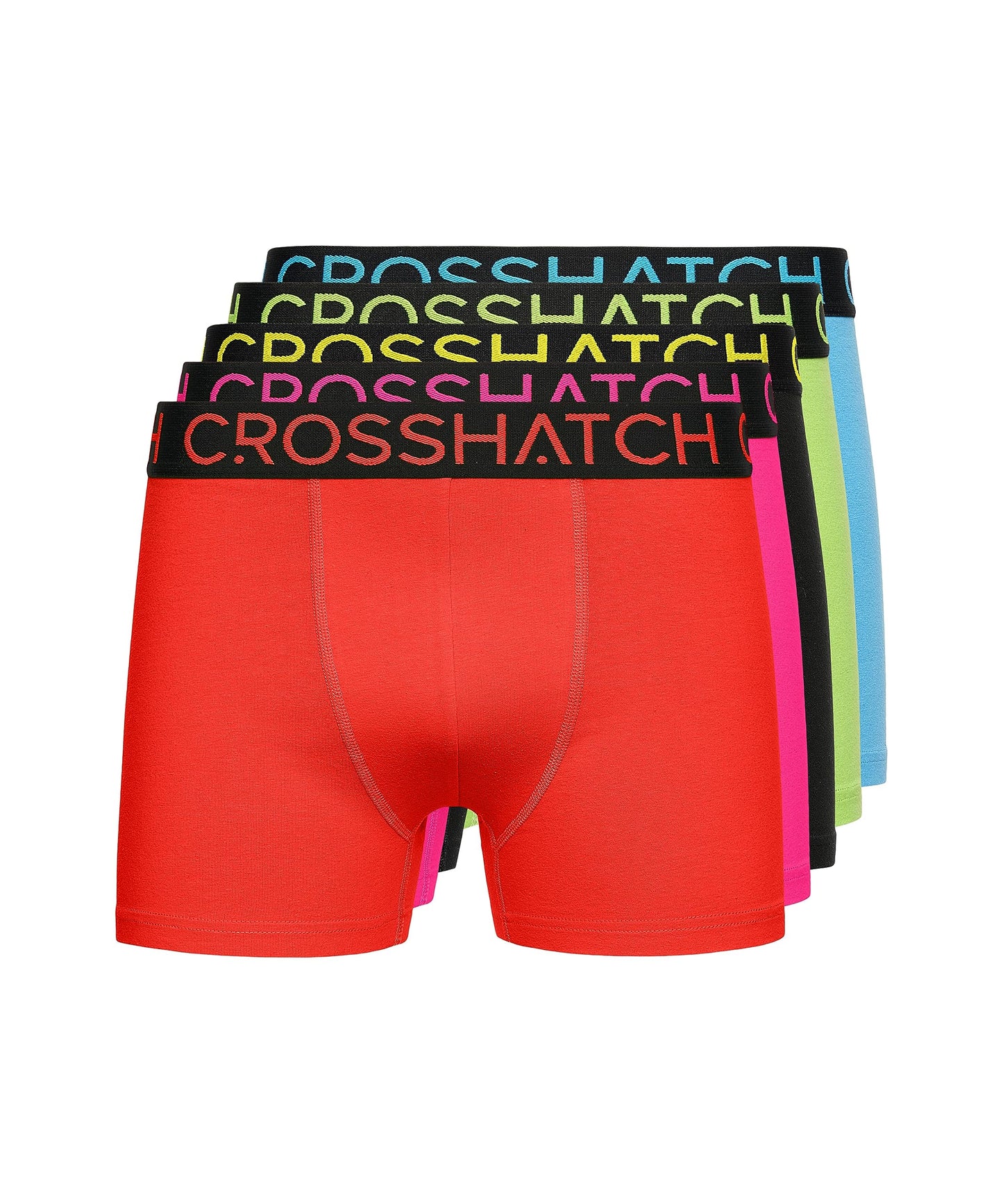 Crosshatch Mens Boxers Shorts (5 Pack) BUZZARD Multipack Underwear Gift Set Colour Mens Trunk Boxers
