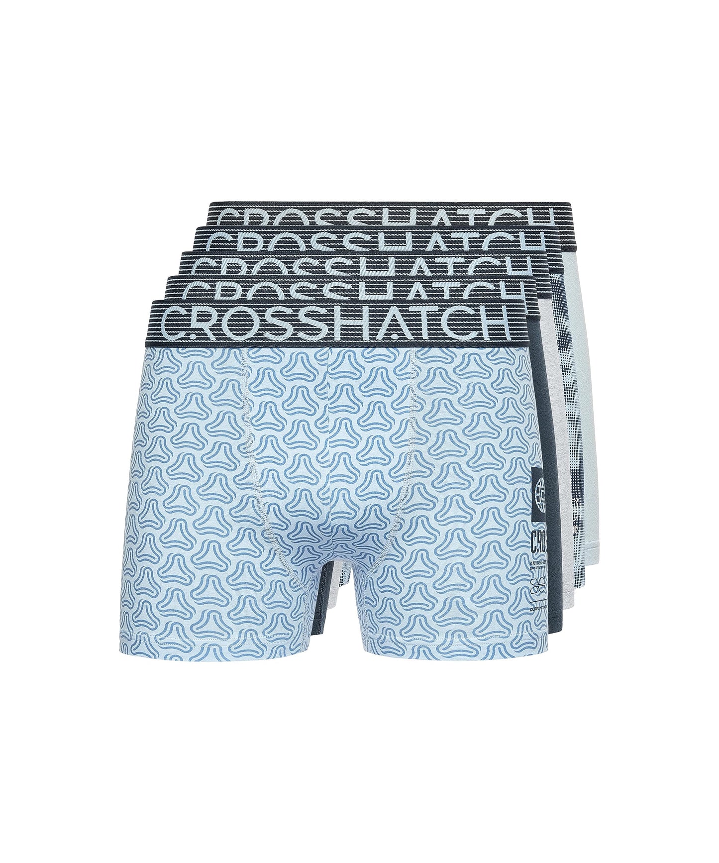 Crosshatch Mens Boxers Shorts (5 Pack) BUZZARD Multipack Underwear Gift Set Colour Mens Trunk Boxers