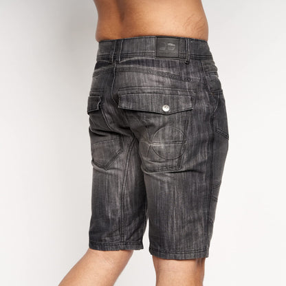 Crosshatch Mens Casual Cargo Combat Shorts Cotton Summer Knee Length Pants